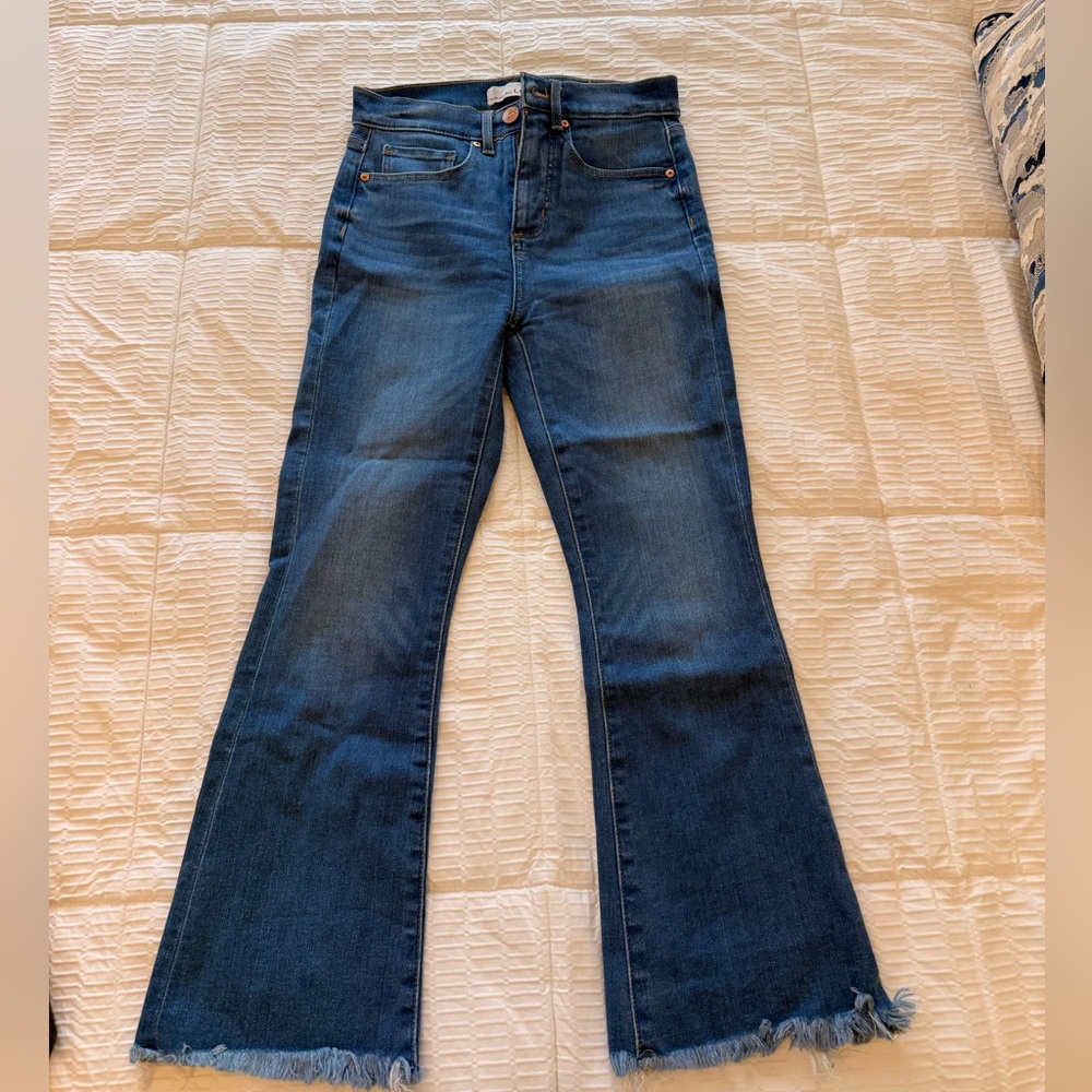 LOFT Dark Blue Flare Jeans